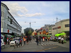 Shopping street near Plaza Barrios